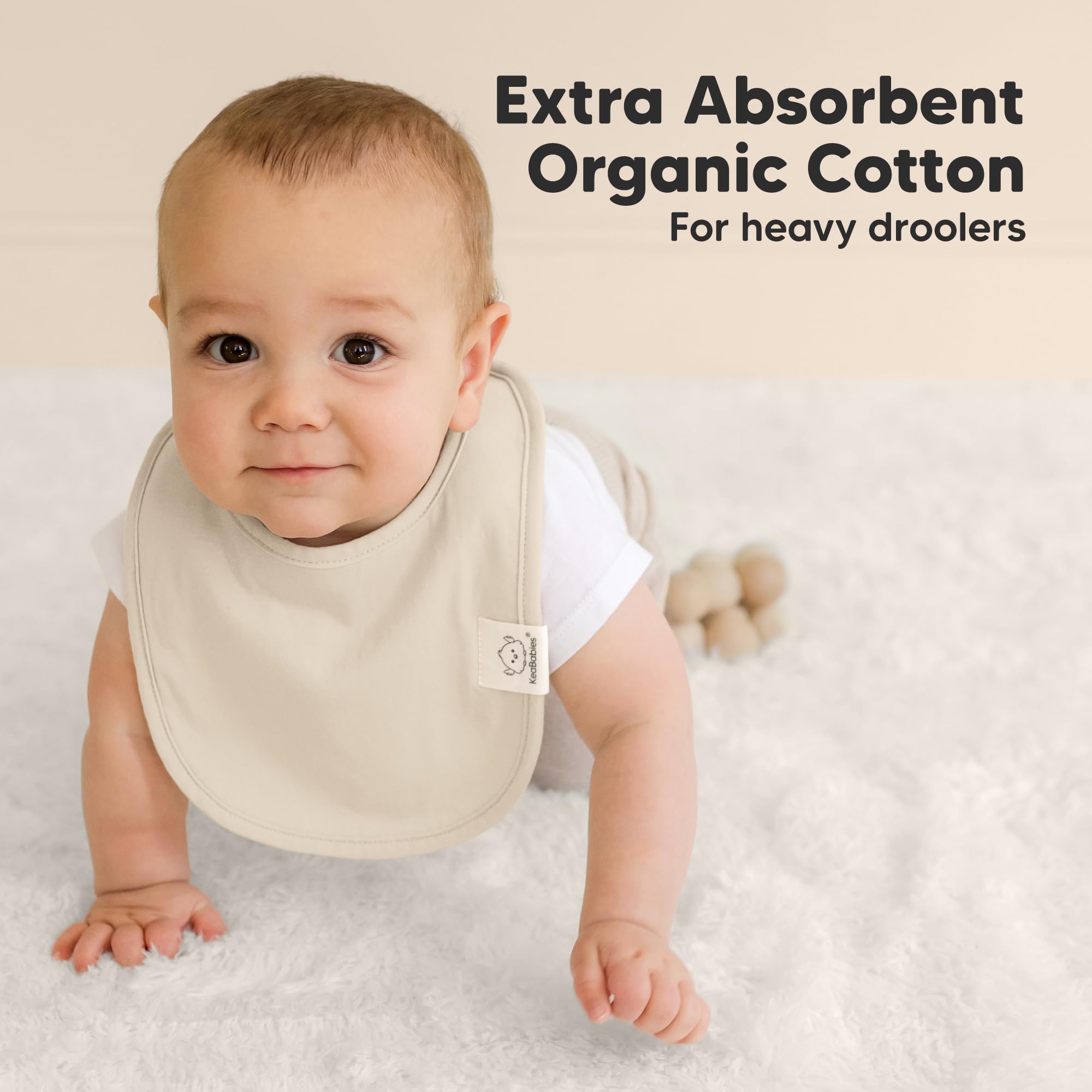 KeaBabies Roarsome soft-seams closeup emphasizes gentle edges for sensitive skin.
