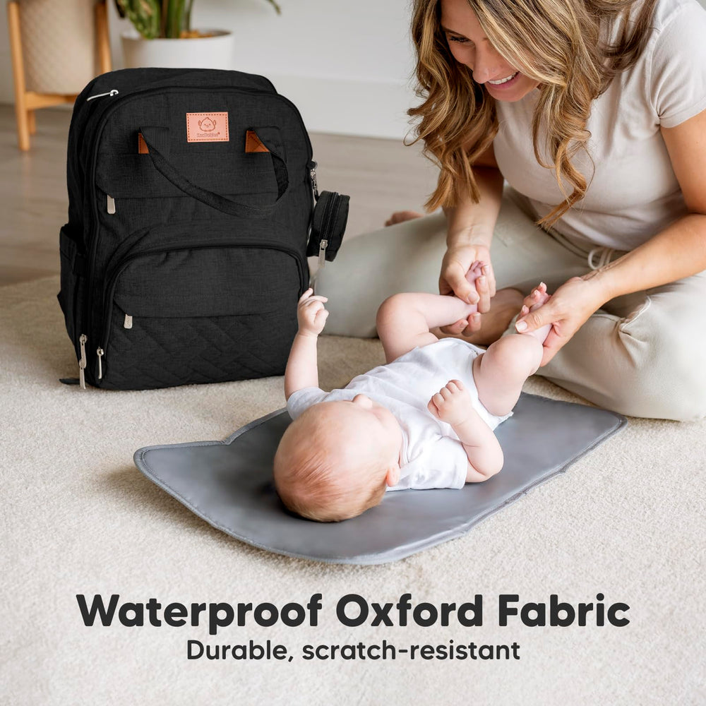 KeaBabies Rove laptop pocket protects devices during travel.
