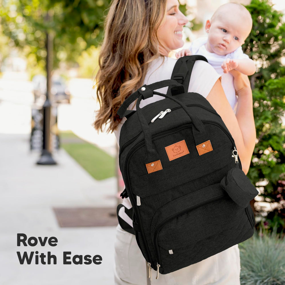 KeaBabies Rove padded straps and back support improve comfort.