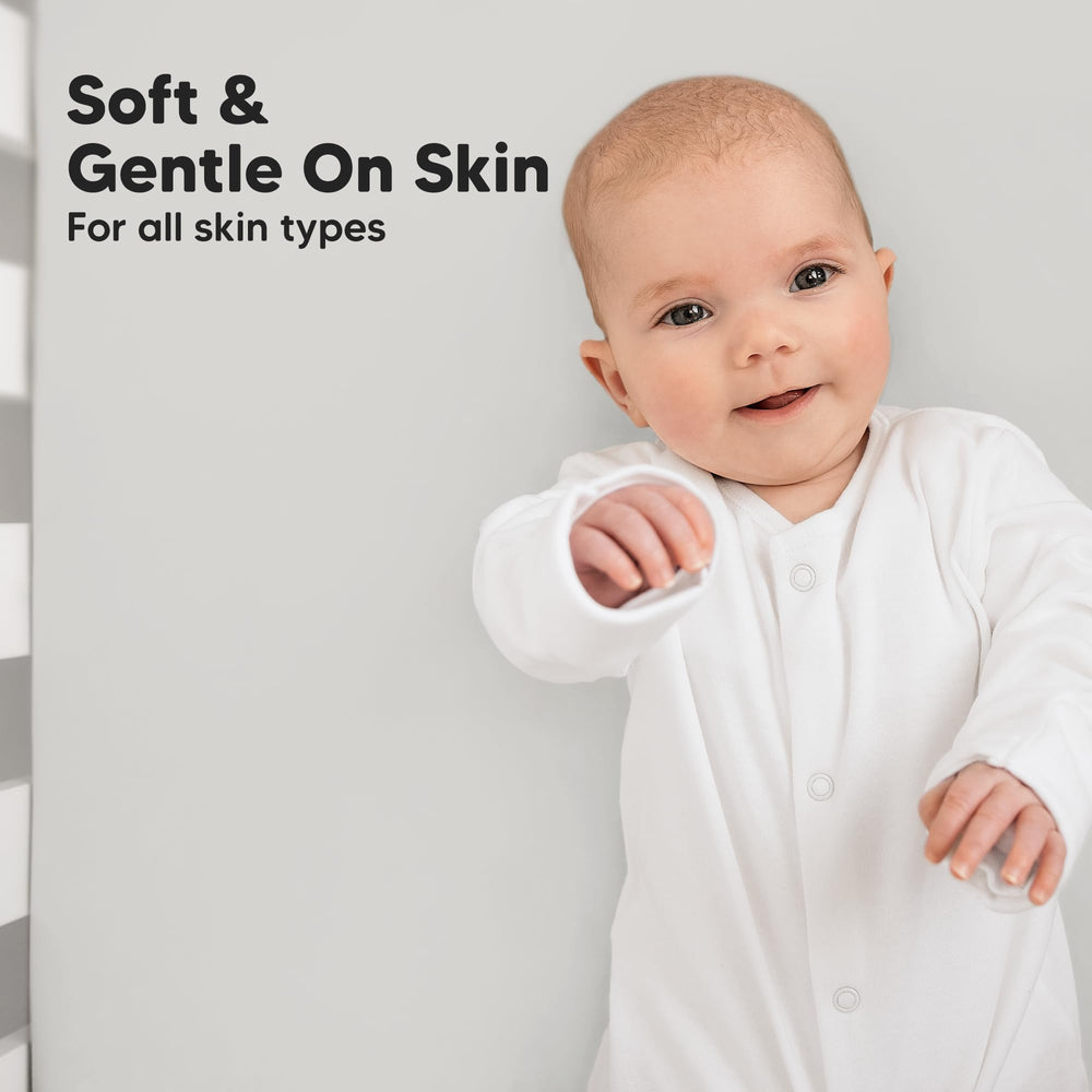 Sage KeaBabies crib sheet on a standard 52x28 mattress