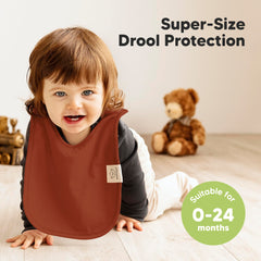 KeaBabies Sahara bib pack display shows unisex colors