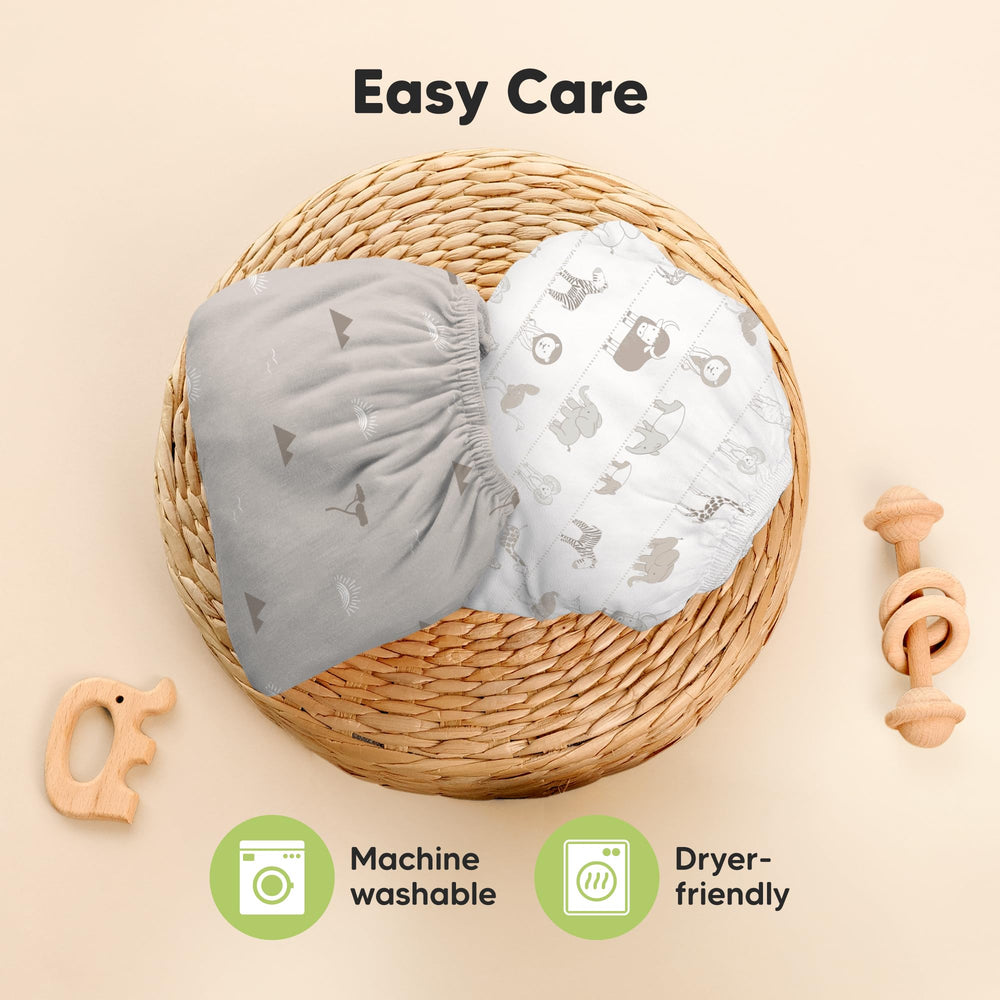 KeaBabies Savannah durable machine-washable sheets for busy homes