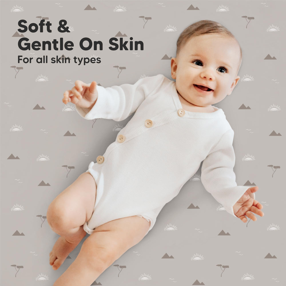 KeaBabies Savannah SnugFit Tech fabric enables easy on and off during changes.