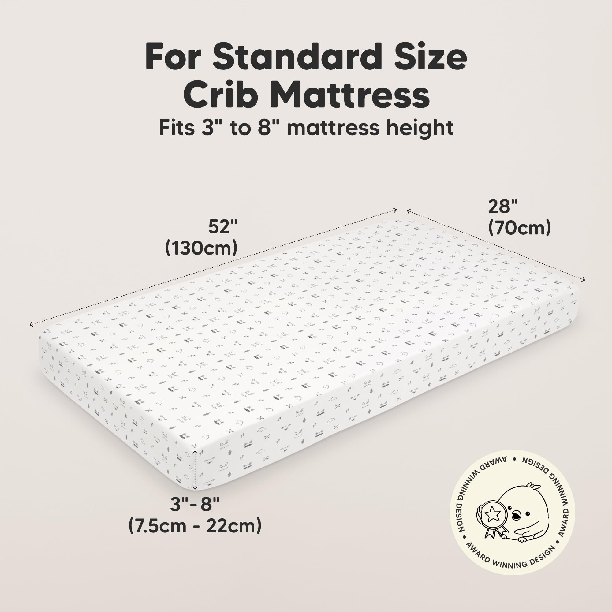 KeaBabies SnugFit-Band closeup demonstrates secure fit during naps and nights