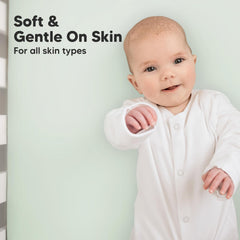KeaBabies concealed elastic SnugFit Band keeps sheets securely in place.