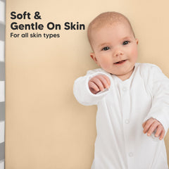 KeaBabies SnugFit Band securely keeps sheets in place for safe naps.