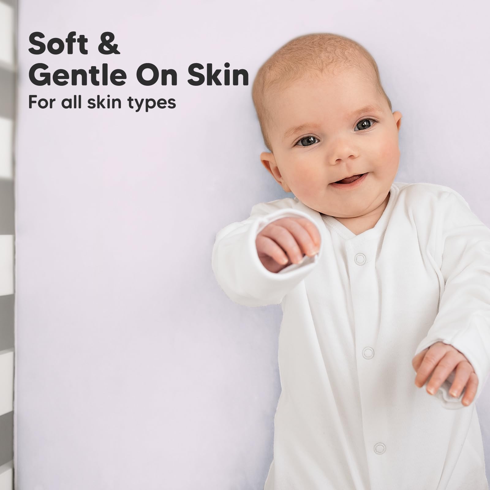 KeaBabies invisible SnugFit Band keeps sheets in place for safe naps