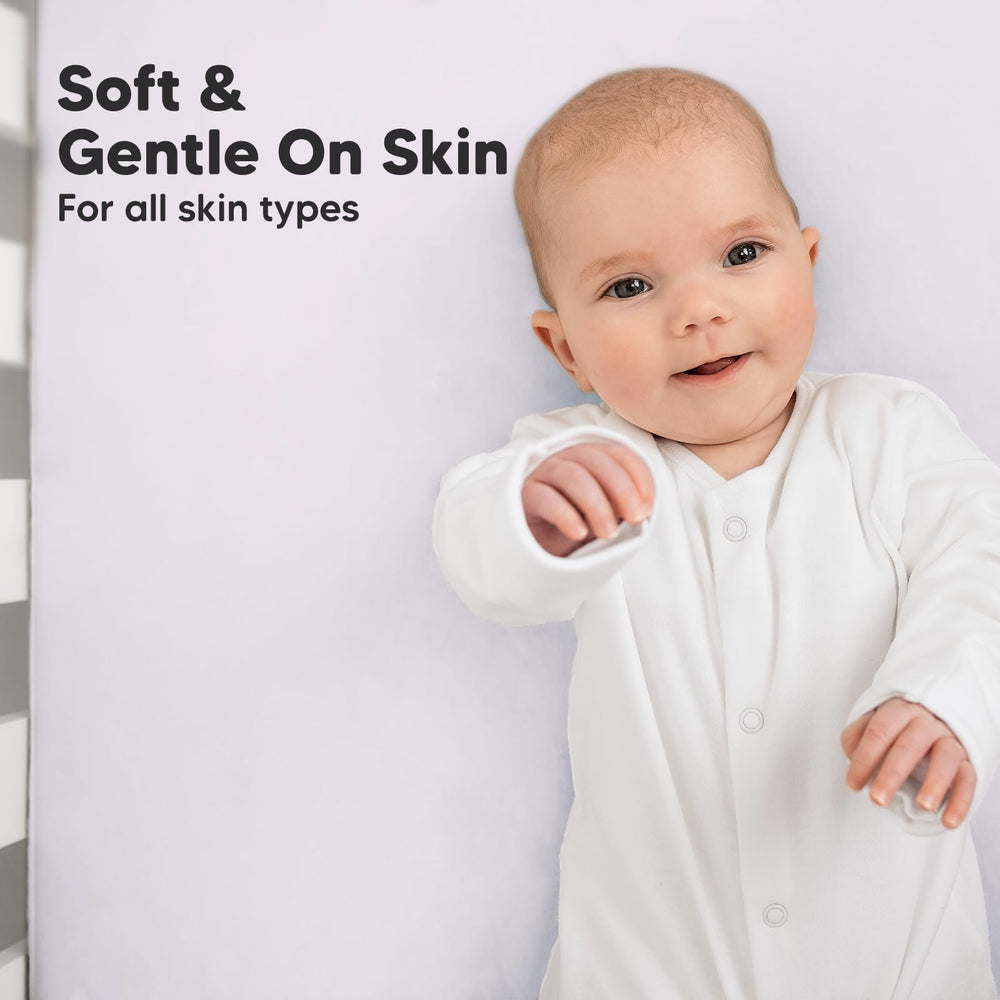 KeaBabies invisible SnugFit Band keeps sheets in place for safe naps