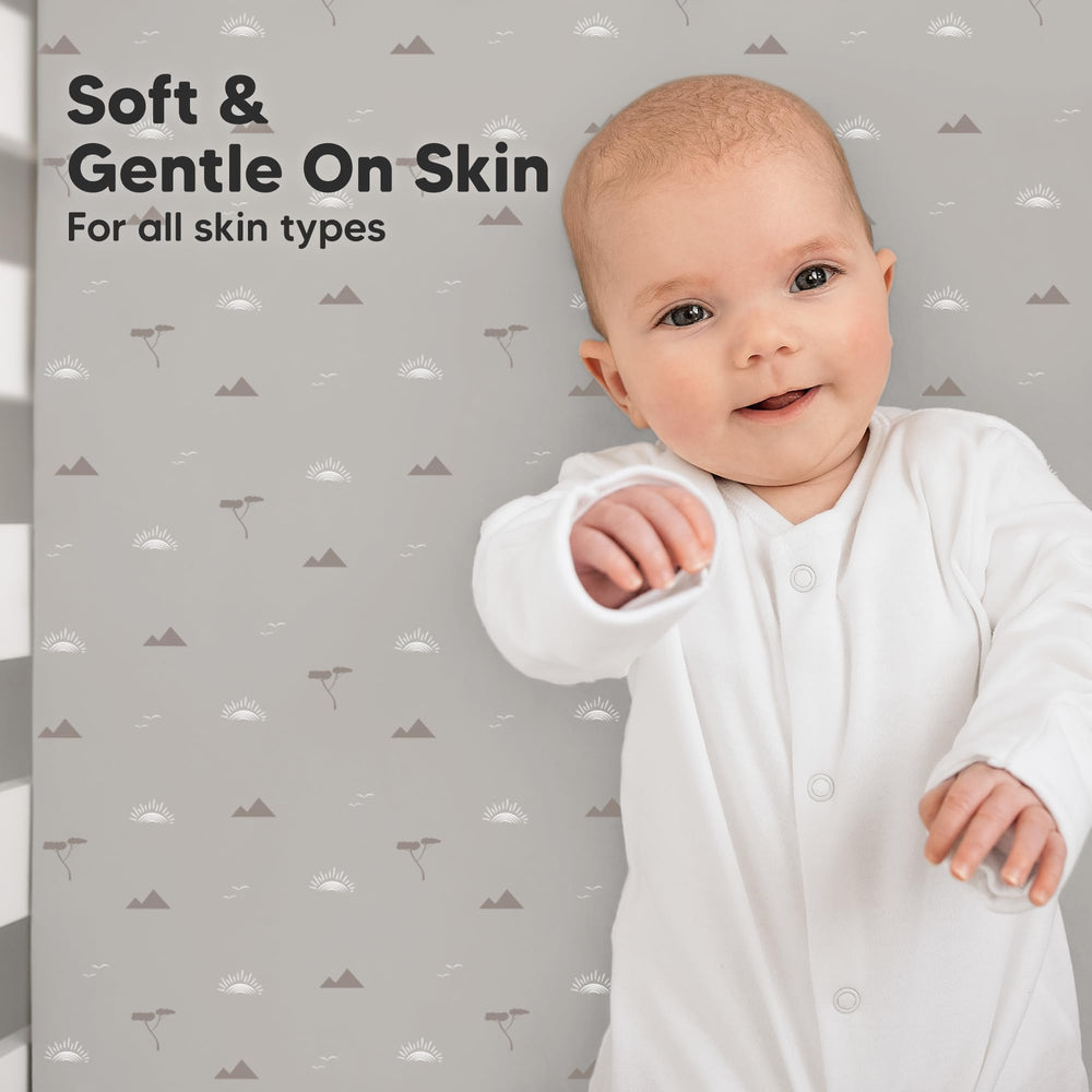 KeaBabies SnugFit Band keeps the sheet securely in place during sleep.