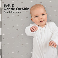 KeaBabies SnugFit Band keeps the sheet securely in place during sleep.