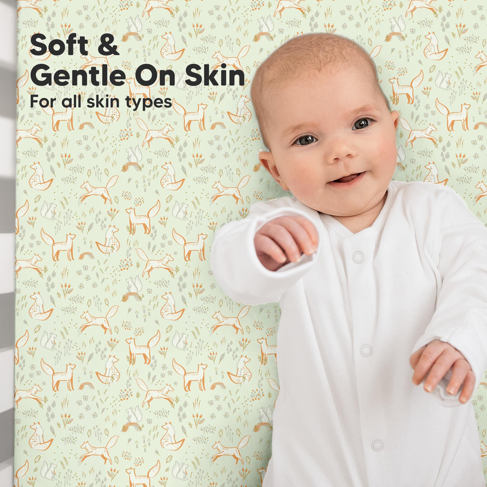 KeaBabies snugfit elastic closeup demonstrates secure, stay-in-place fit.