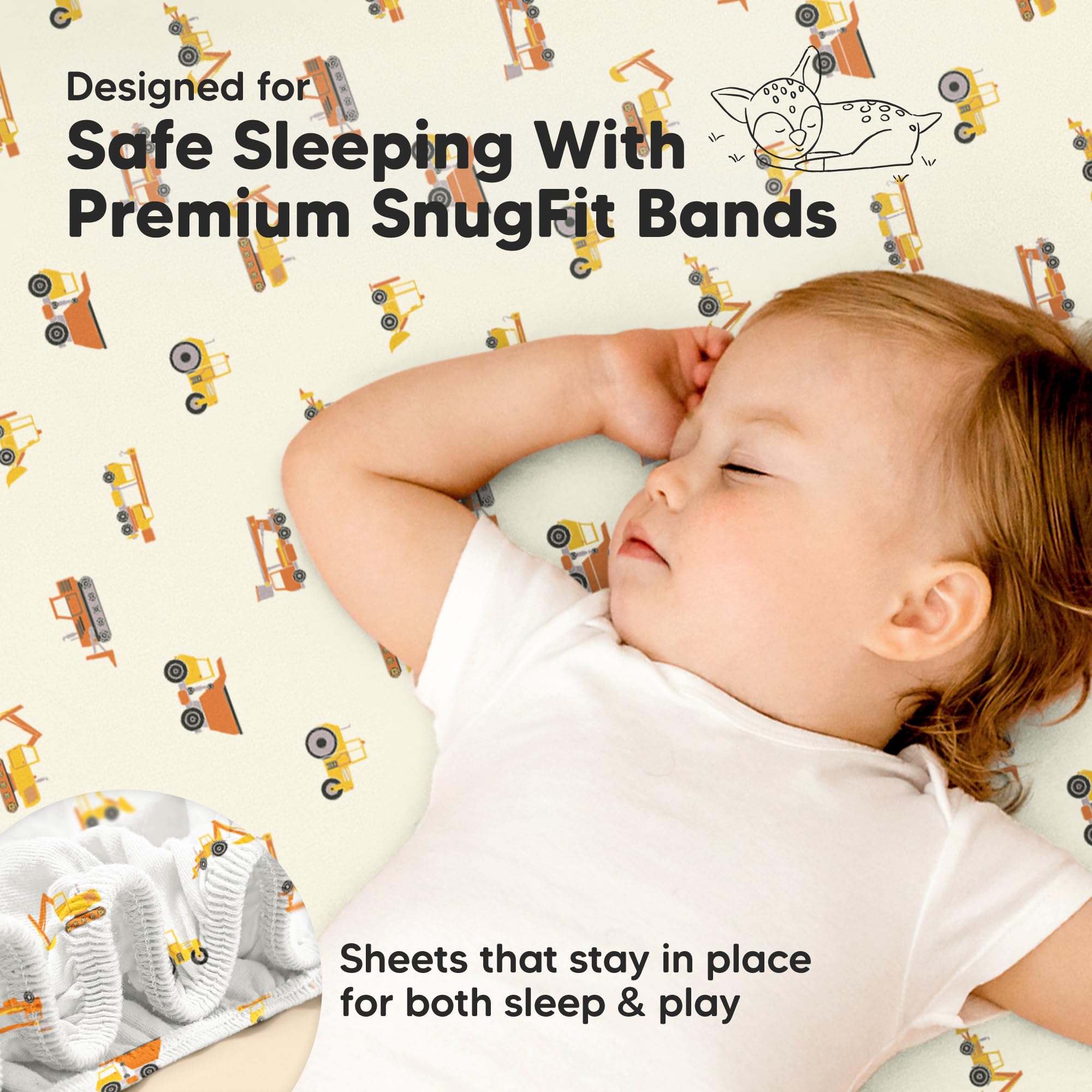 KeaBabies SnugFit fabric ensures easy fitting and removal.