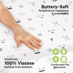 KeaBabies snugfit fabric closeup shows easy fitting and removal for busy parents.