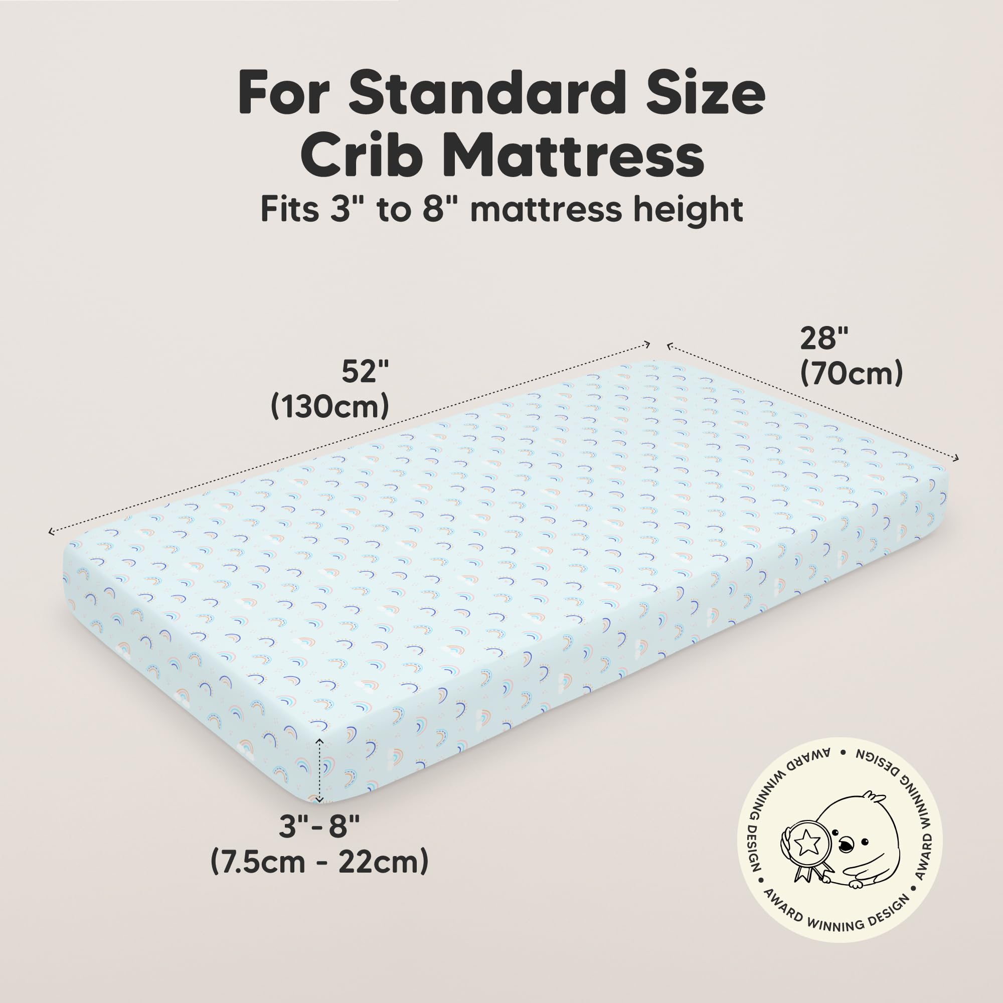 KeaBabies SnugFit Tech closeup shows easy secure fitting for busy nights
