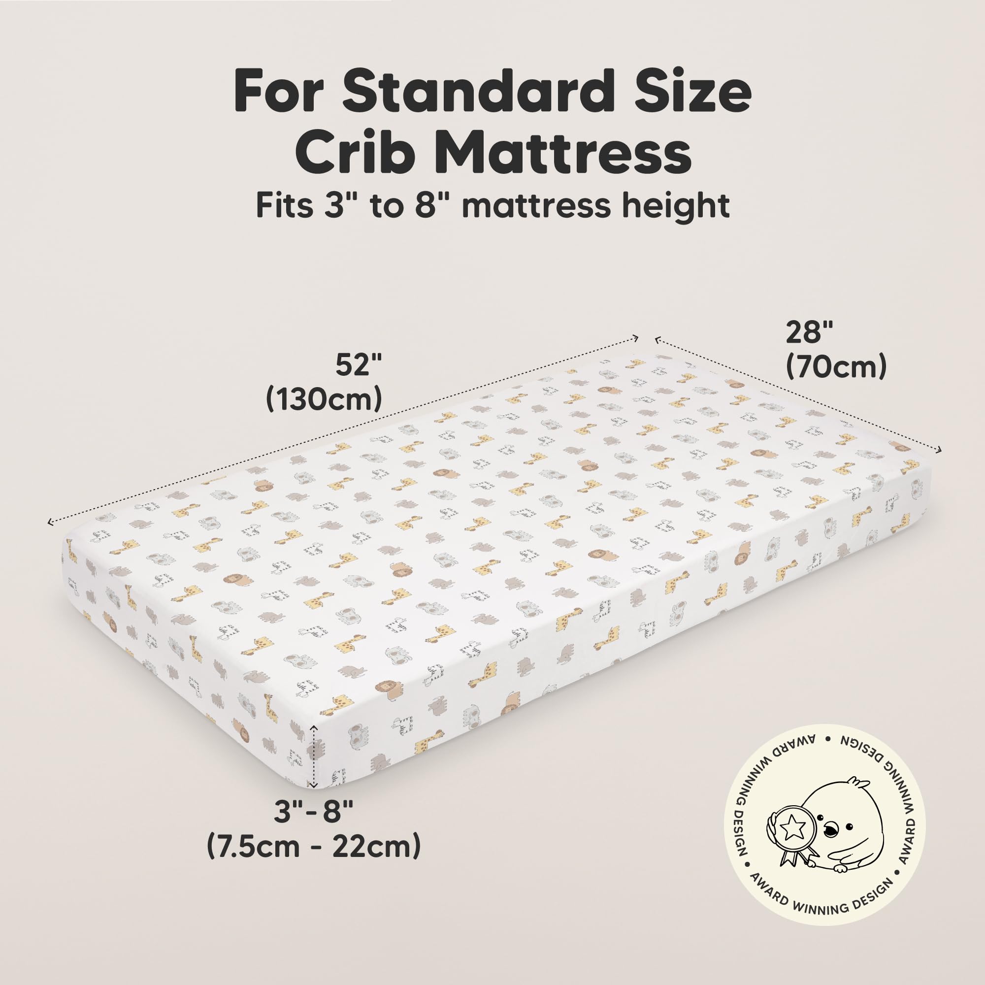 KeaBabies SnugFit Tech closeup demonstrates flexible fit for quick changes.