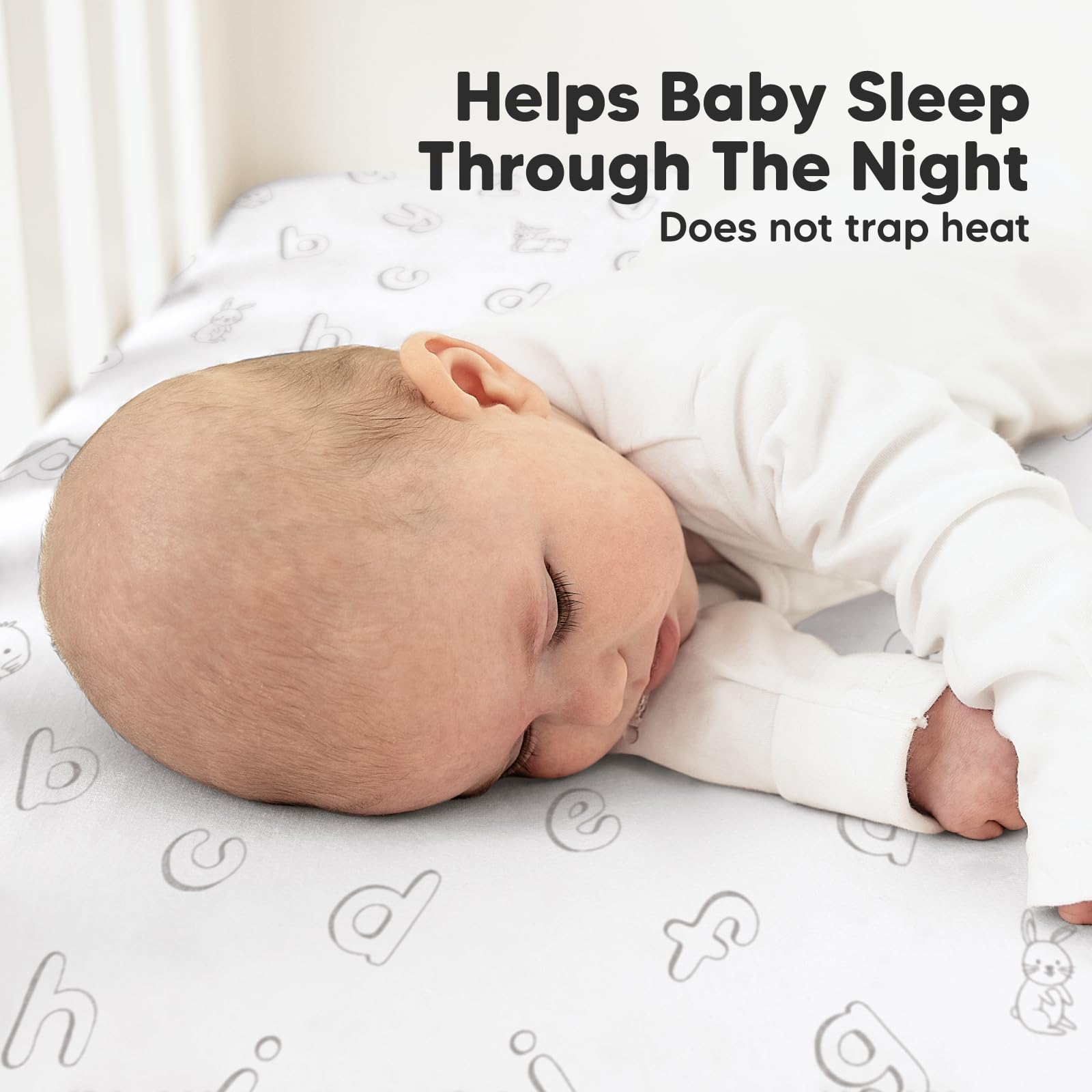 KeaBabies SnugFit Tech knit stretches easily for quick fitting and changes