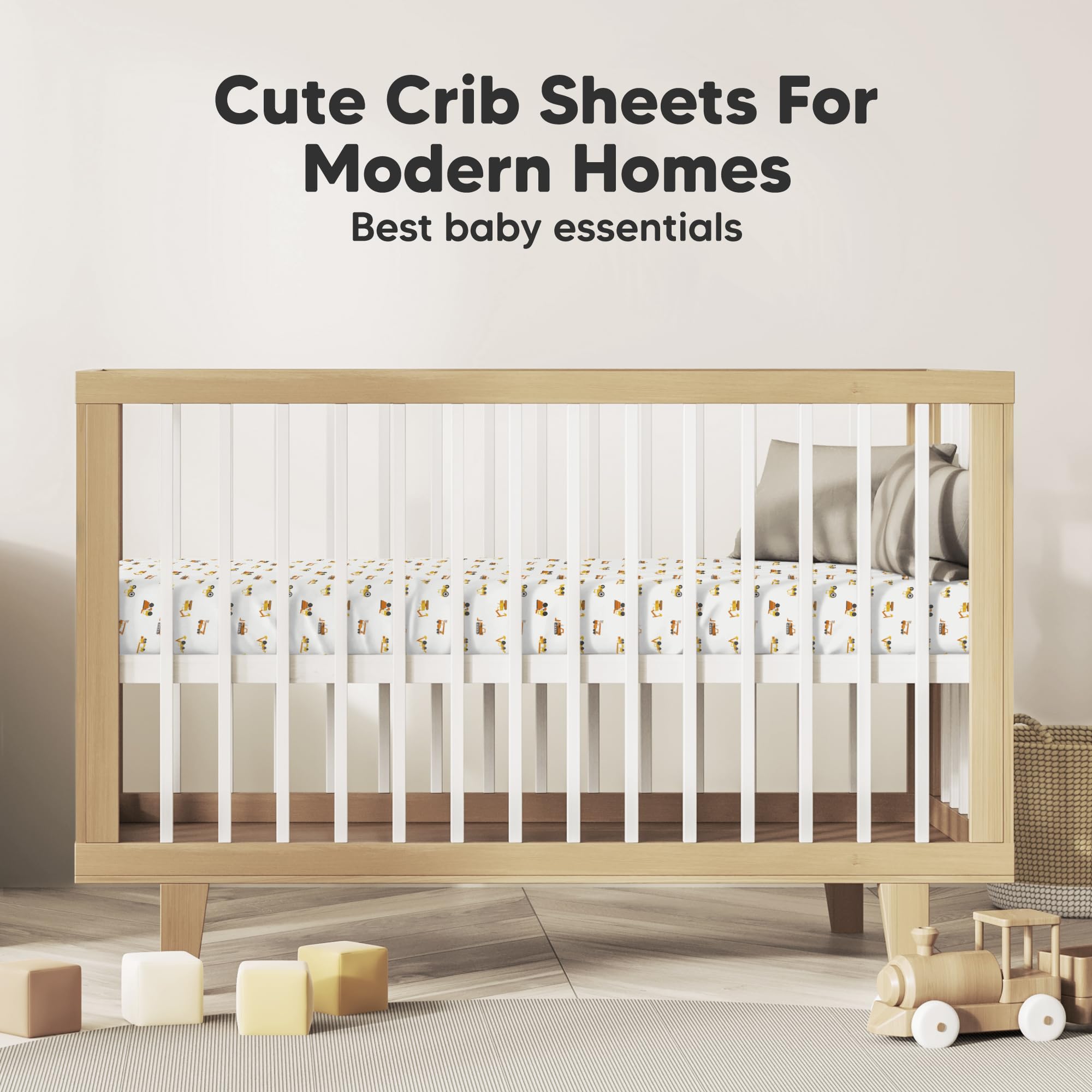 KeaBabies soft bamboo fabric texture supports gentle skin-friendly sleep