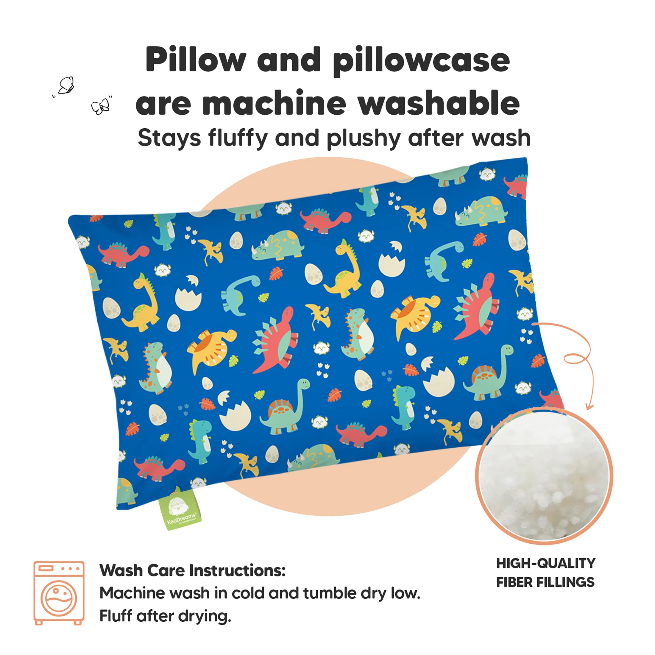 KeaBabies soft-breathable fabric close-up highlights gentle texture for toddler skin.