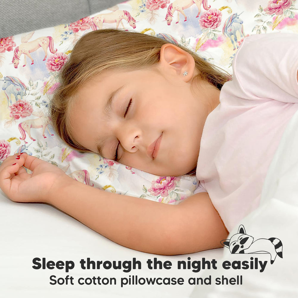 KeaBabies soft breathable toddler pillow highlights comfort in all seasons.
