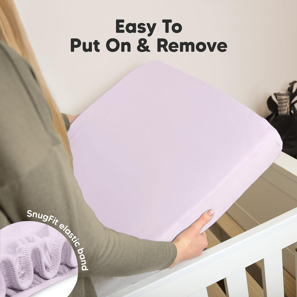 KeaBabies soft jersey cotton sheet highlights breathable comfort for daytime naps