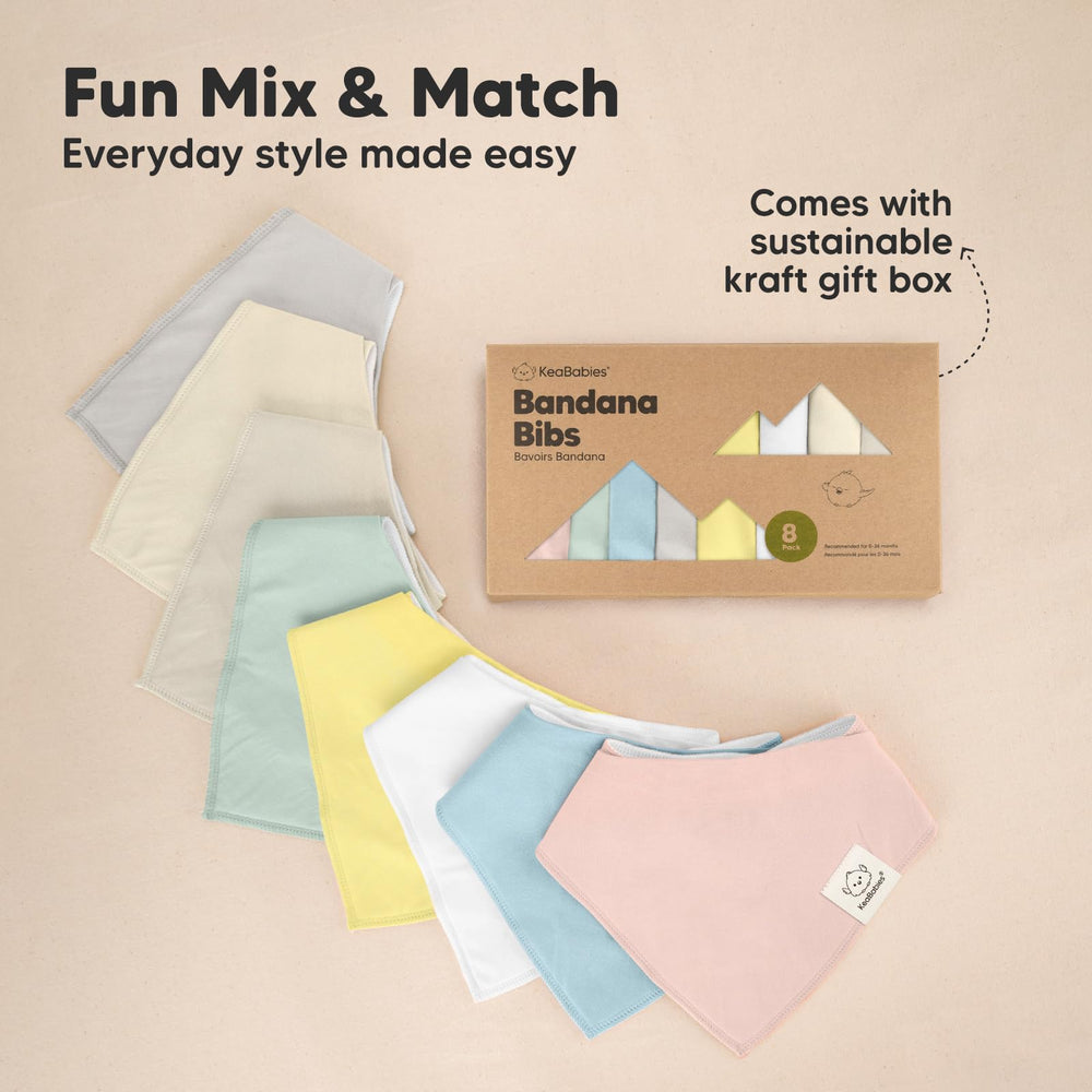 KeaBabies soft organic cotton fabric emphasizes comfort for sensitive skin.