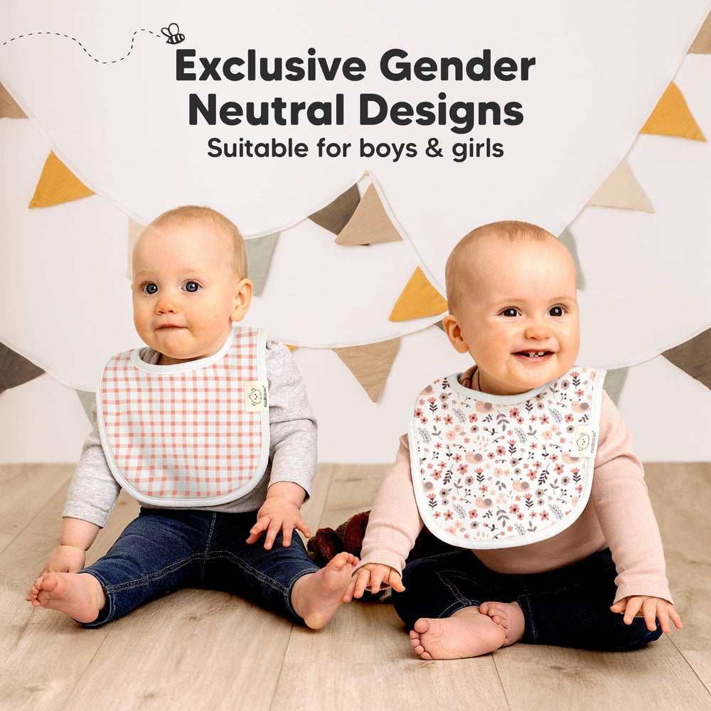 KeaBabies soft-seams organic bibs minimize irritation on delicate skin