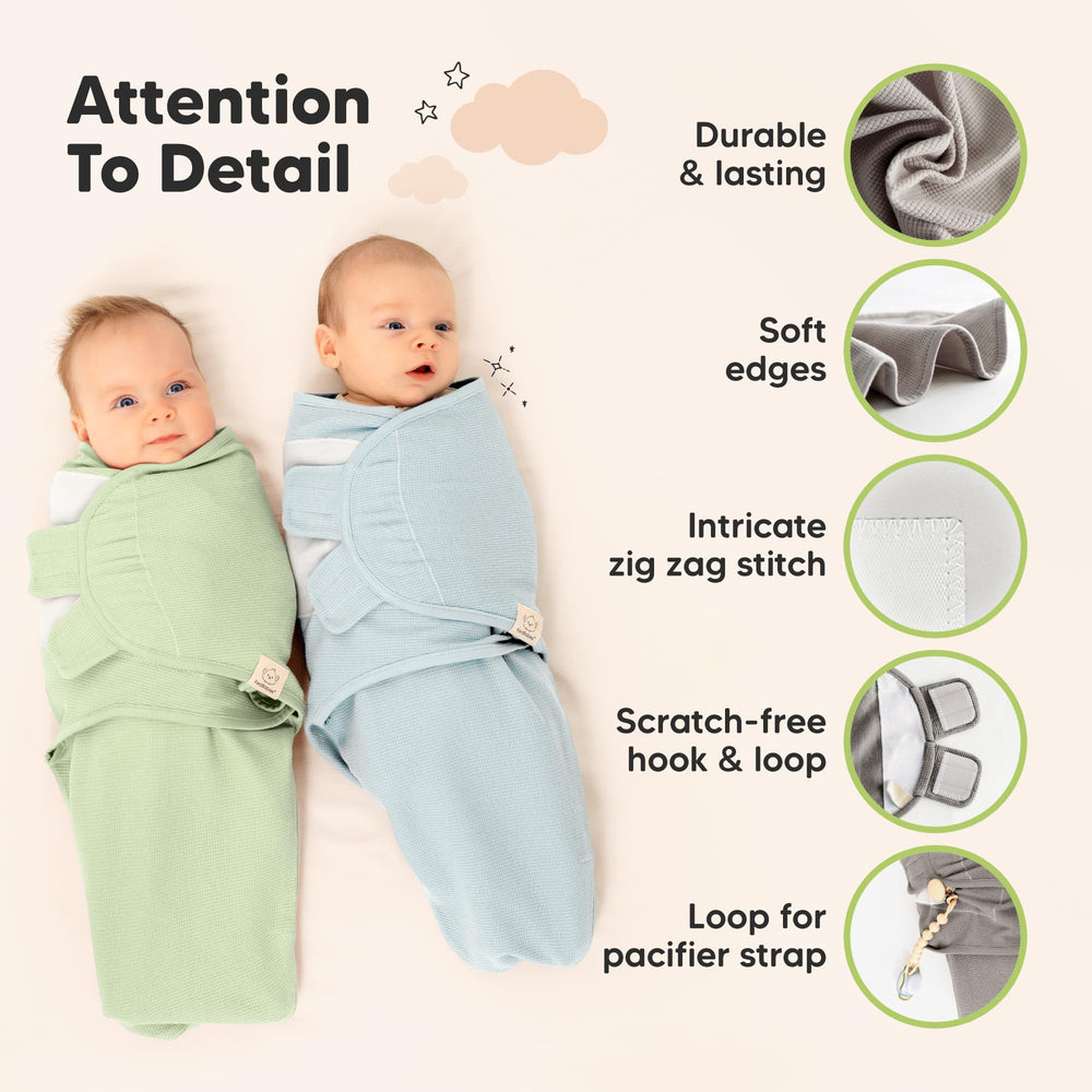 KeaBabies soft, skin-friendly fabric comforts delicate skin.