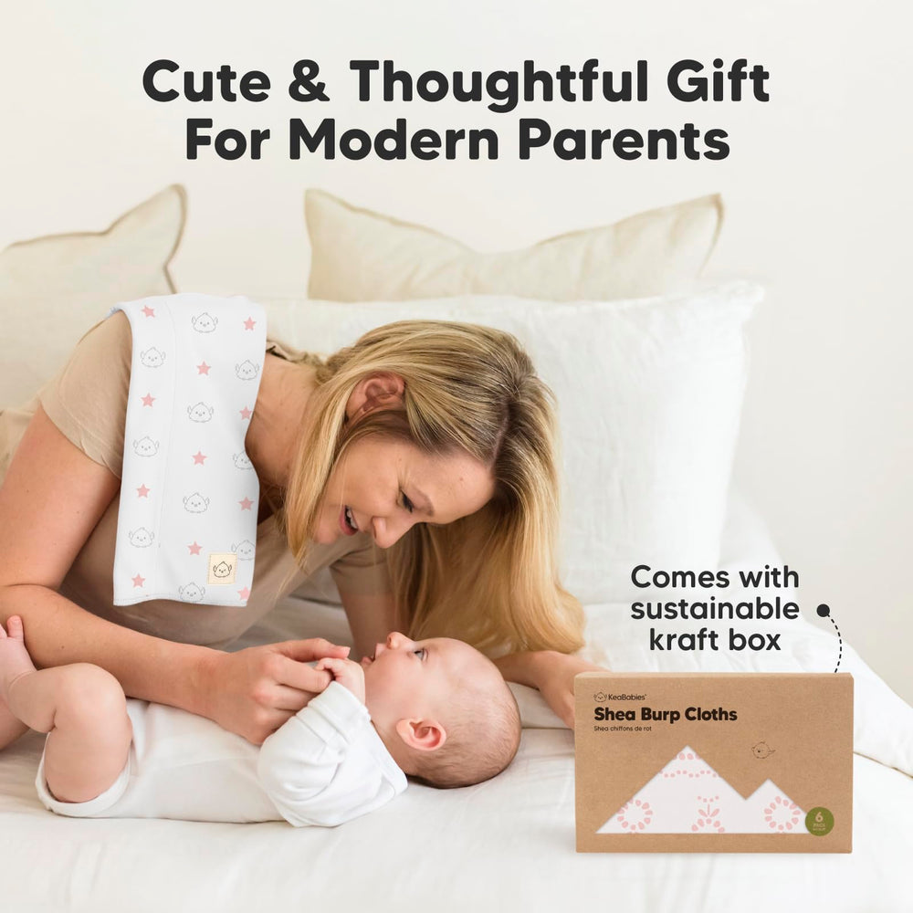 KeaBabies soft-ultra-soft-cotton delivers gentle touch for newborn skin.
