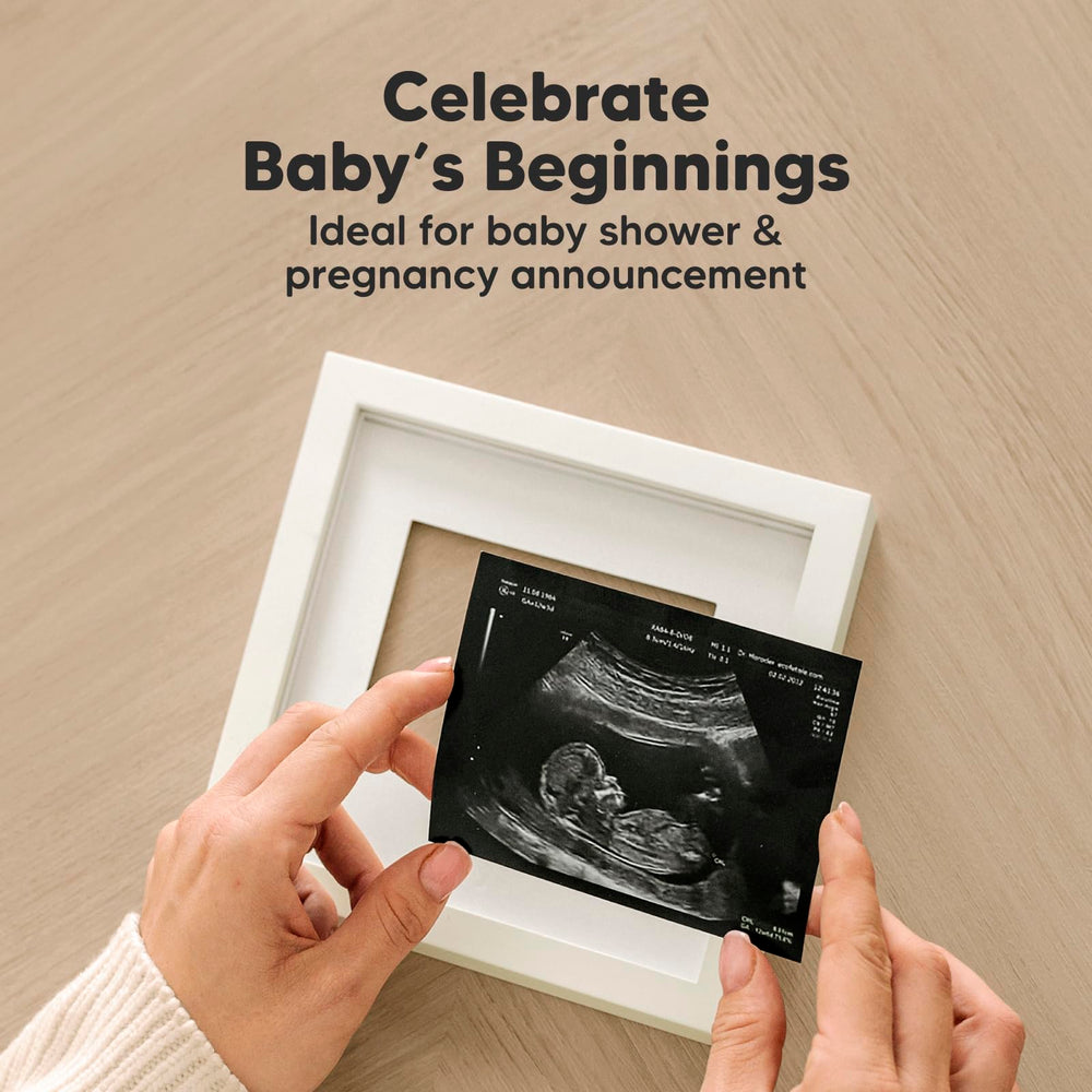 KeaBabies ultrasound frame used for pregnancy announcements to share joy