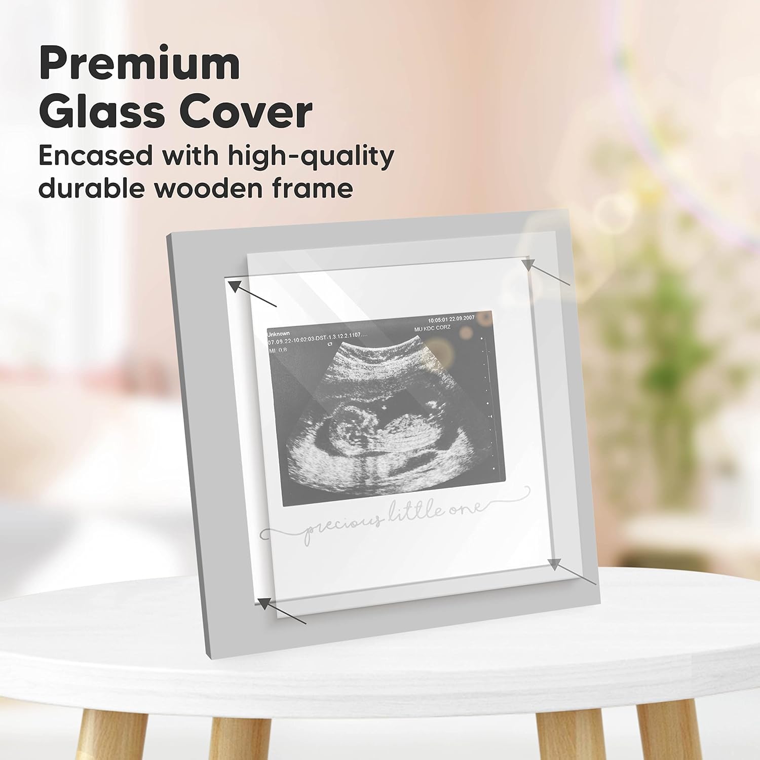 KeaBabies gift box framing makes this a ready-to-gift pregnancy keepsake.