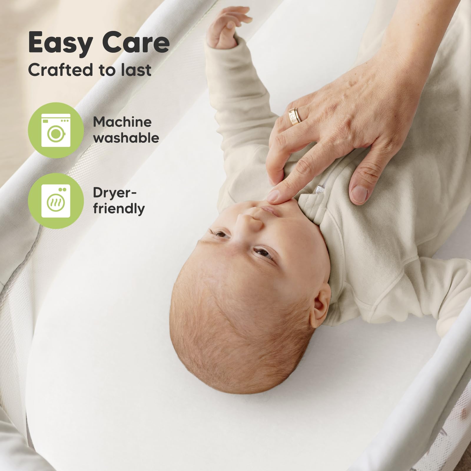 KeaBabies Soothe close-up shows skin-friendly fabric