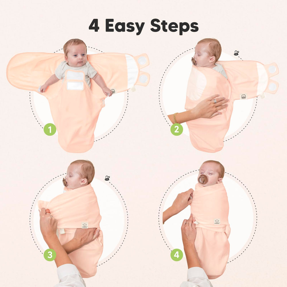 KeaBabies Soothe Zippy 0-3m size fit—newborn comfort.