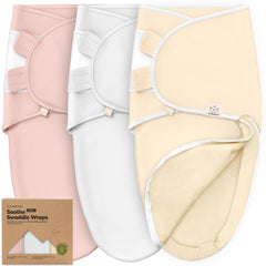 KeaBabies Soothe Zippy Swaddle with zipper for secure sleep and easy diaper changes.