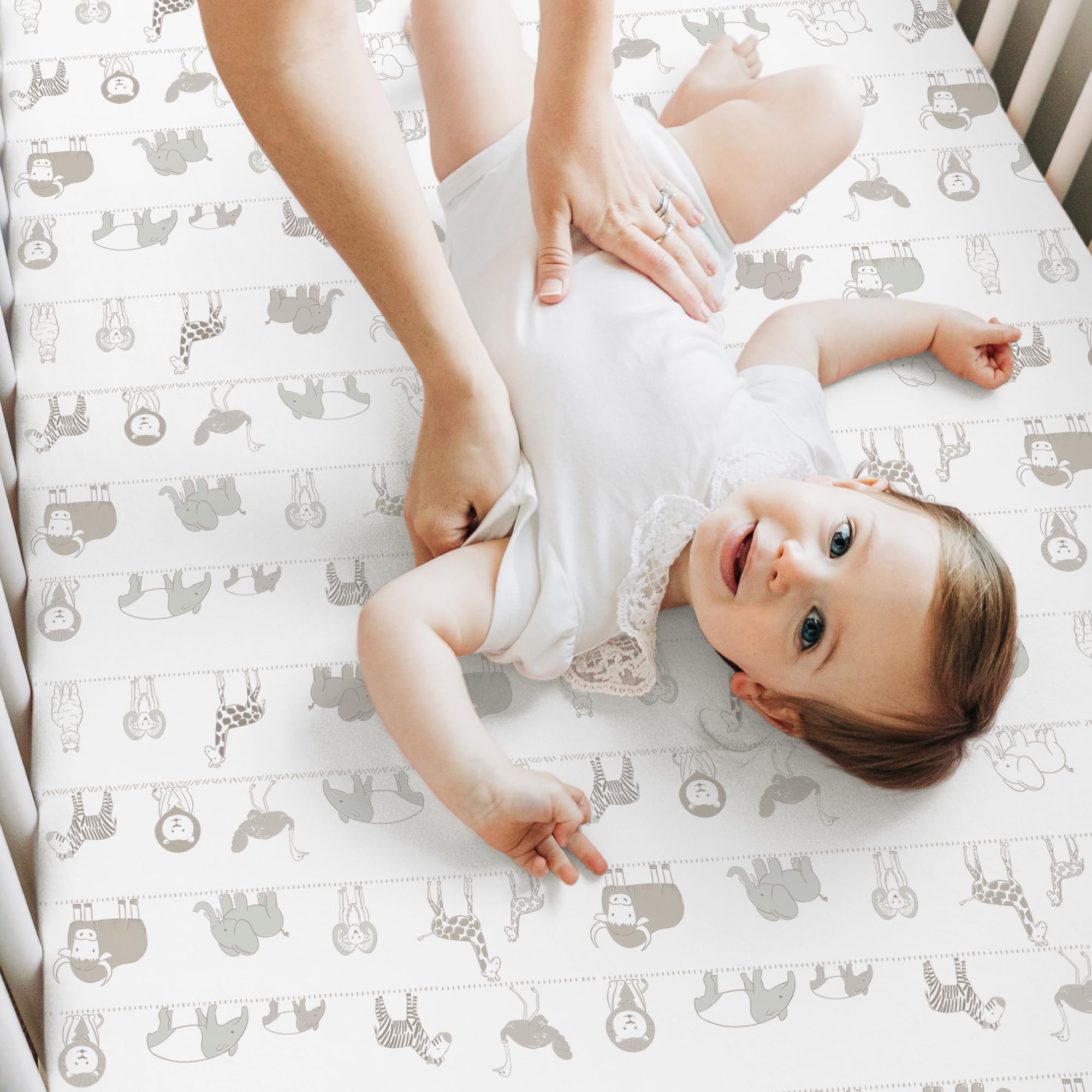 KeaBabies standard 52x28 crib sheets fit standard mattresses with reliable snugness.