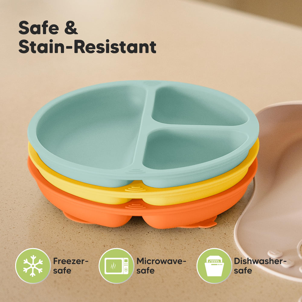 KeaBabies suction plates are BPA-free and food-grade for peace of mind.