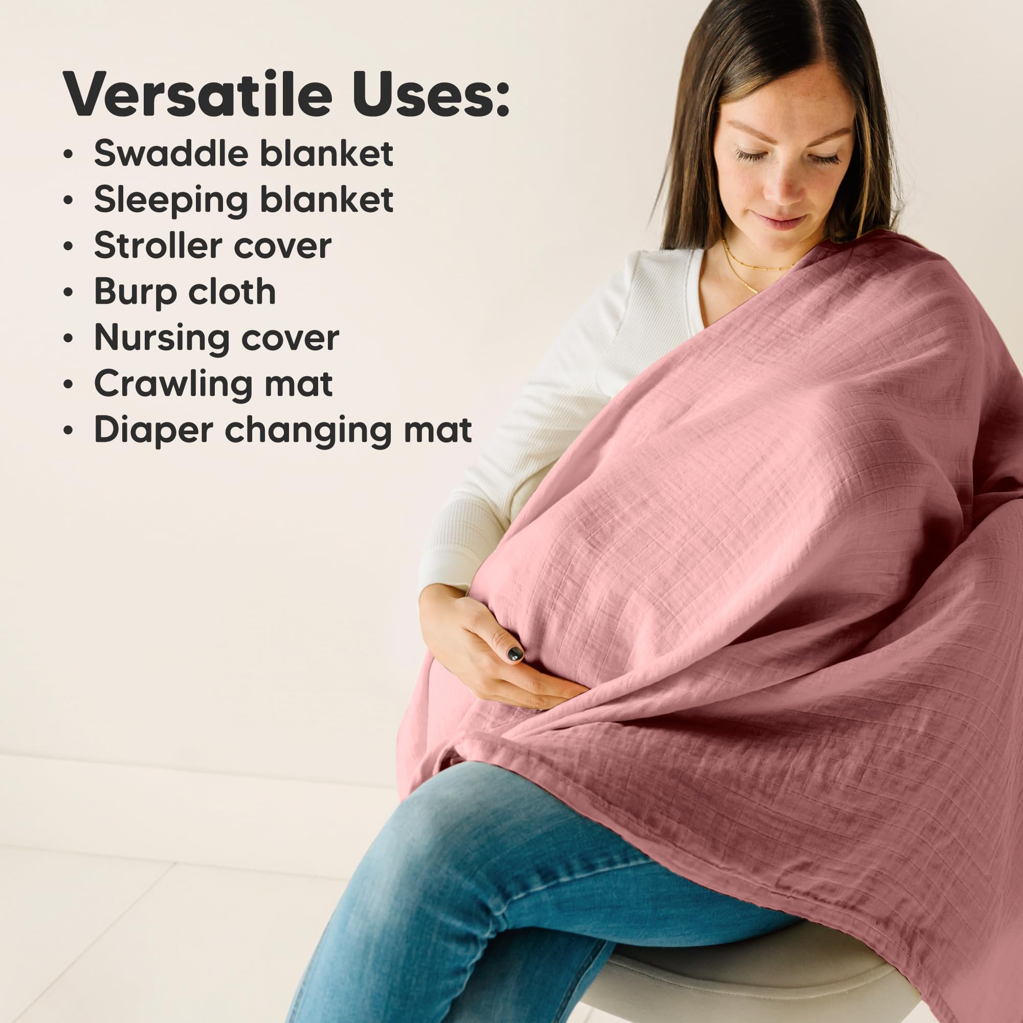 KeaBabies swaddle doubles as a comforting lovey during quiet time