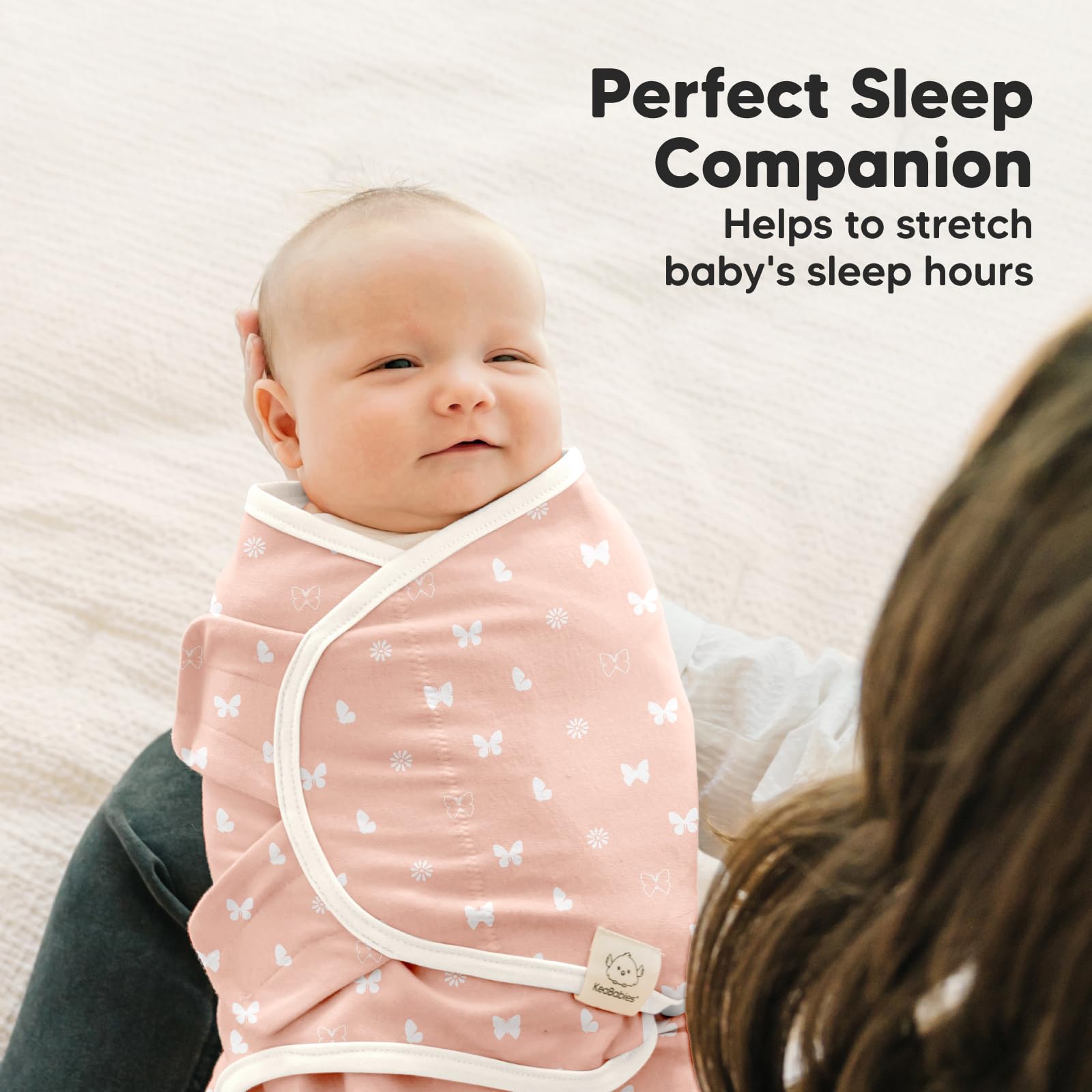 KeaBabies Swaddle Sack is machine washable for easy care and repeated use.