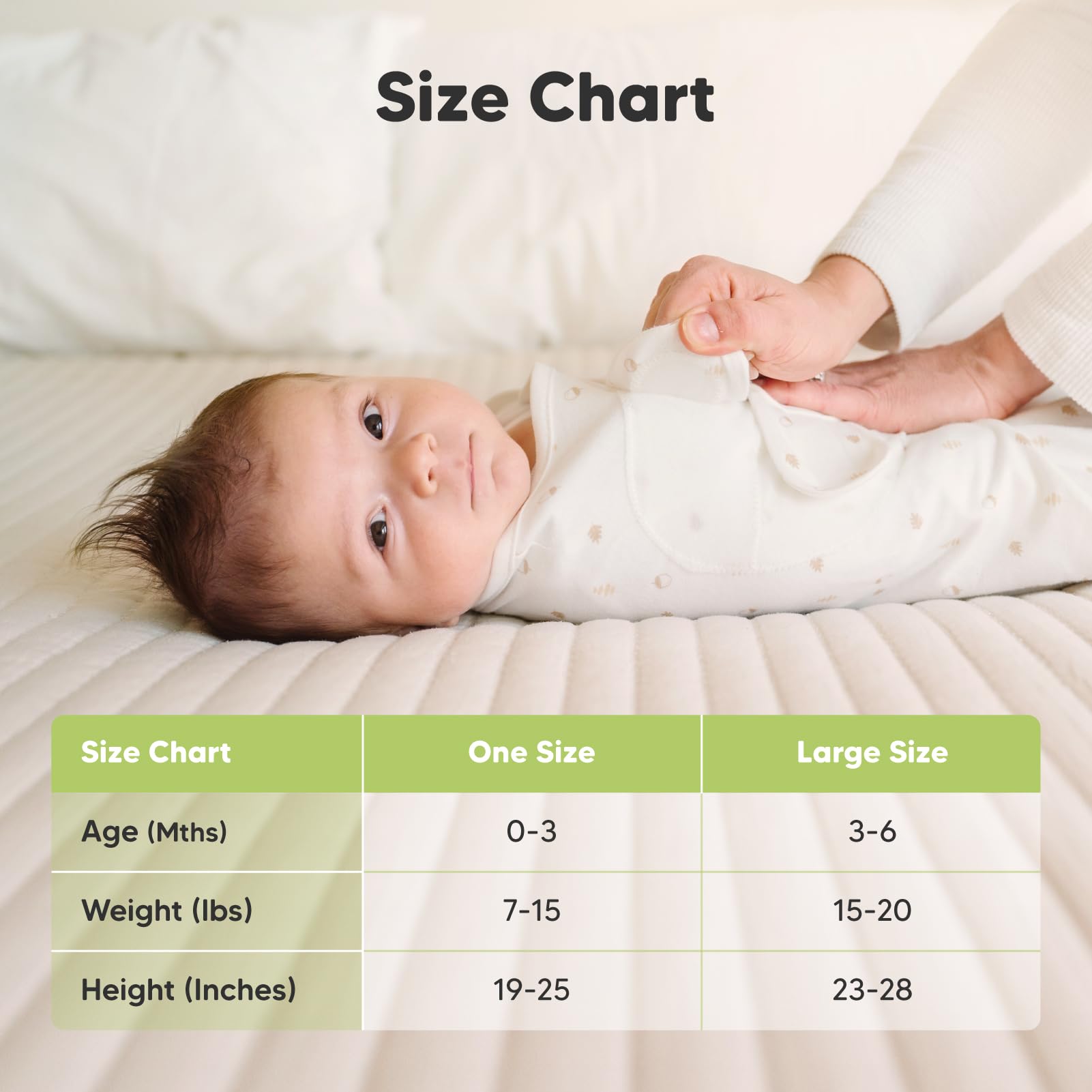 KeaBabies Swaddle Sleep Sack Forest nap-ready scene illustrates cozy sleep environment.