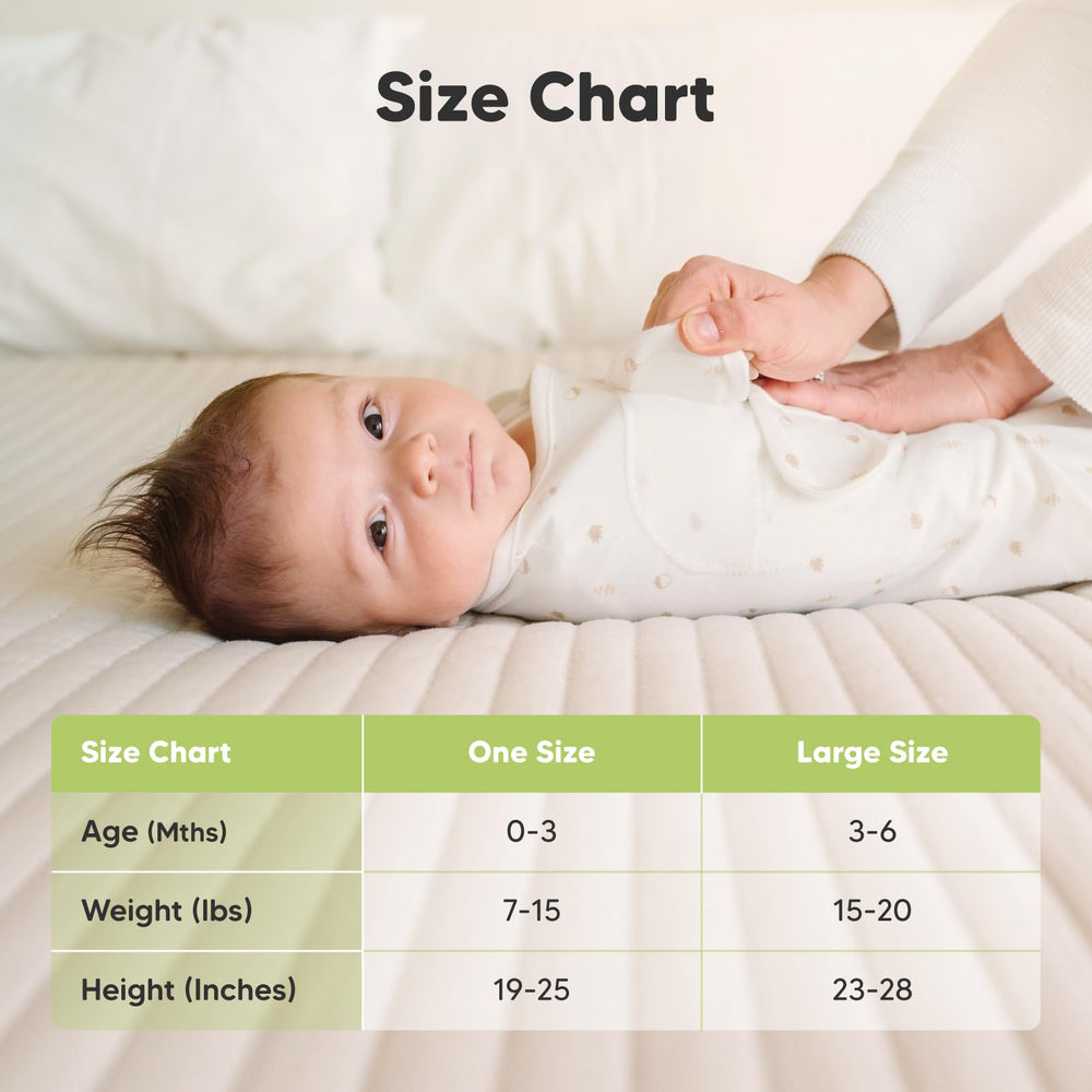 KeaBabies Swaddle Sleep Sack Forest nap-ready scene illustrates cozy sleep environment.