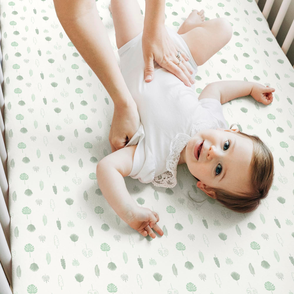 KeaBabies 2-pack Isla crib sheets compatible with toddler beds for comfort.