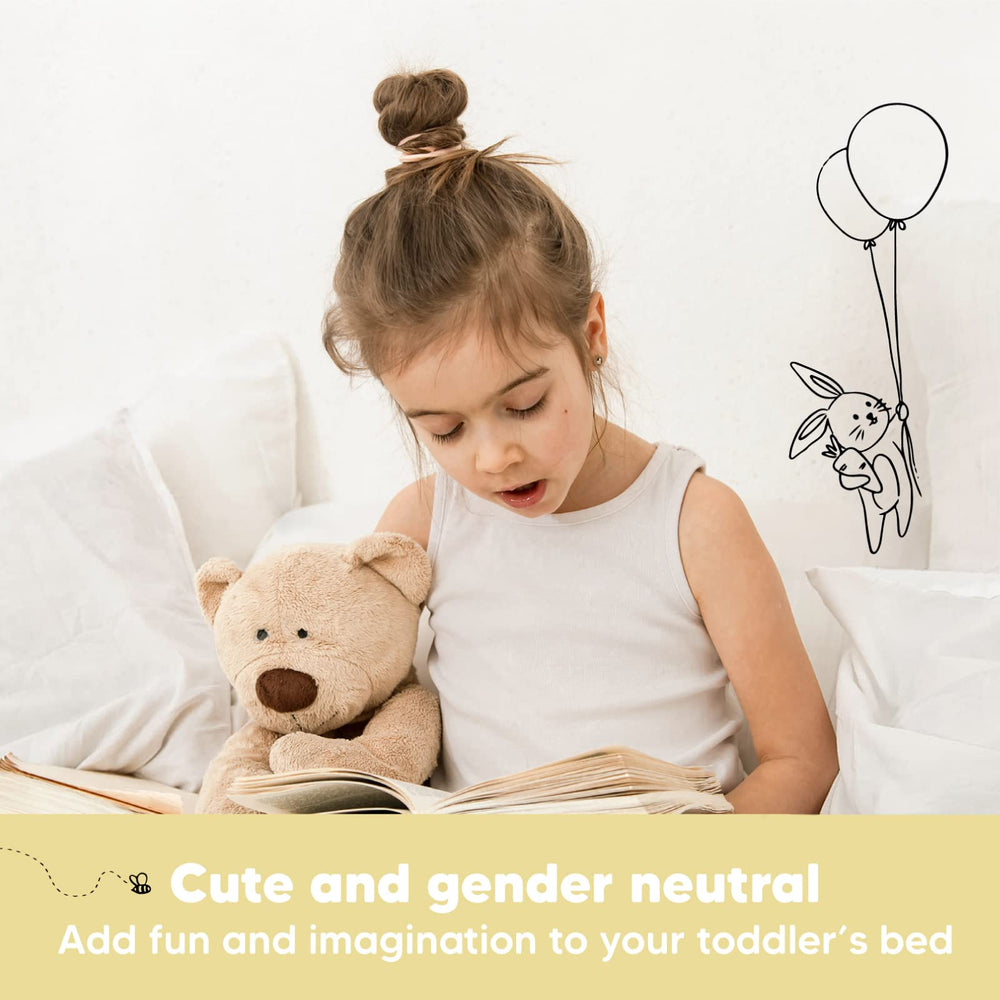 KeaBabies 13x18 size fits toddler beds for cozy nights.