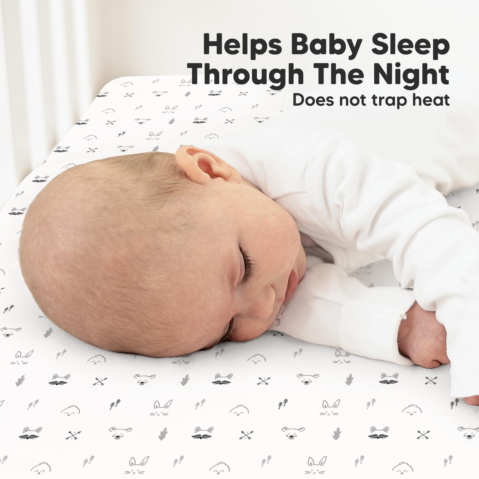 KeaBabies crib sheet with toddler bed transition for growing families