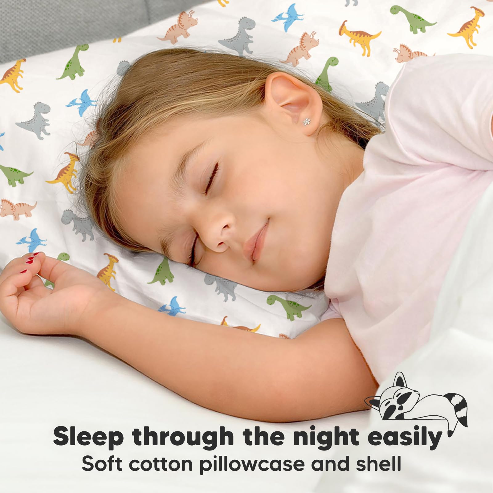 KeaBabies toddler neck-support pillow helps comfortable naps.