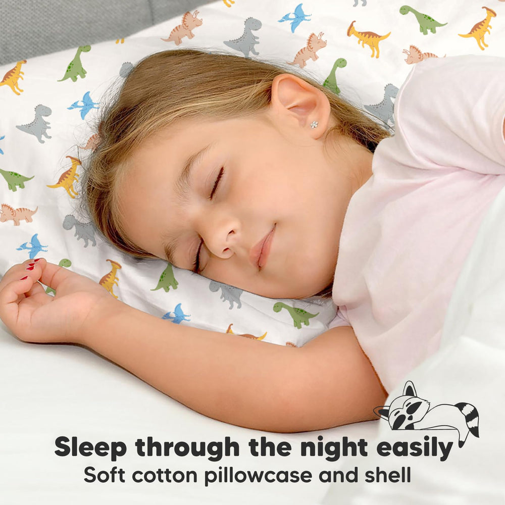 KeaBabies toddler neck-support pillow helps comfortable naps.
