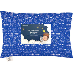 KeaBabies toddler pillow 13x18 ergonomic design supports neck comfort during sleep