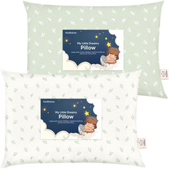 KeaBabies toddler pillow 13x18 front view offers kid-friendly travel comfort.
