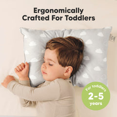 KeaBabies toddler pillow 13x18 size measures 13 by 18 inches