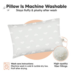 KeaBabies travel-ready 13x18 pillow ideal for road trips and sleepovers
