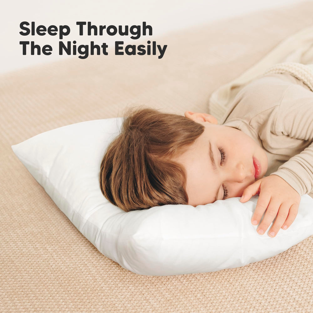 KeaBabies pillow vacuum-sealed packaging for compact travel storage
