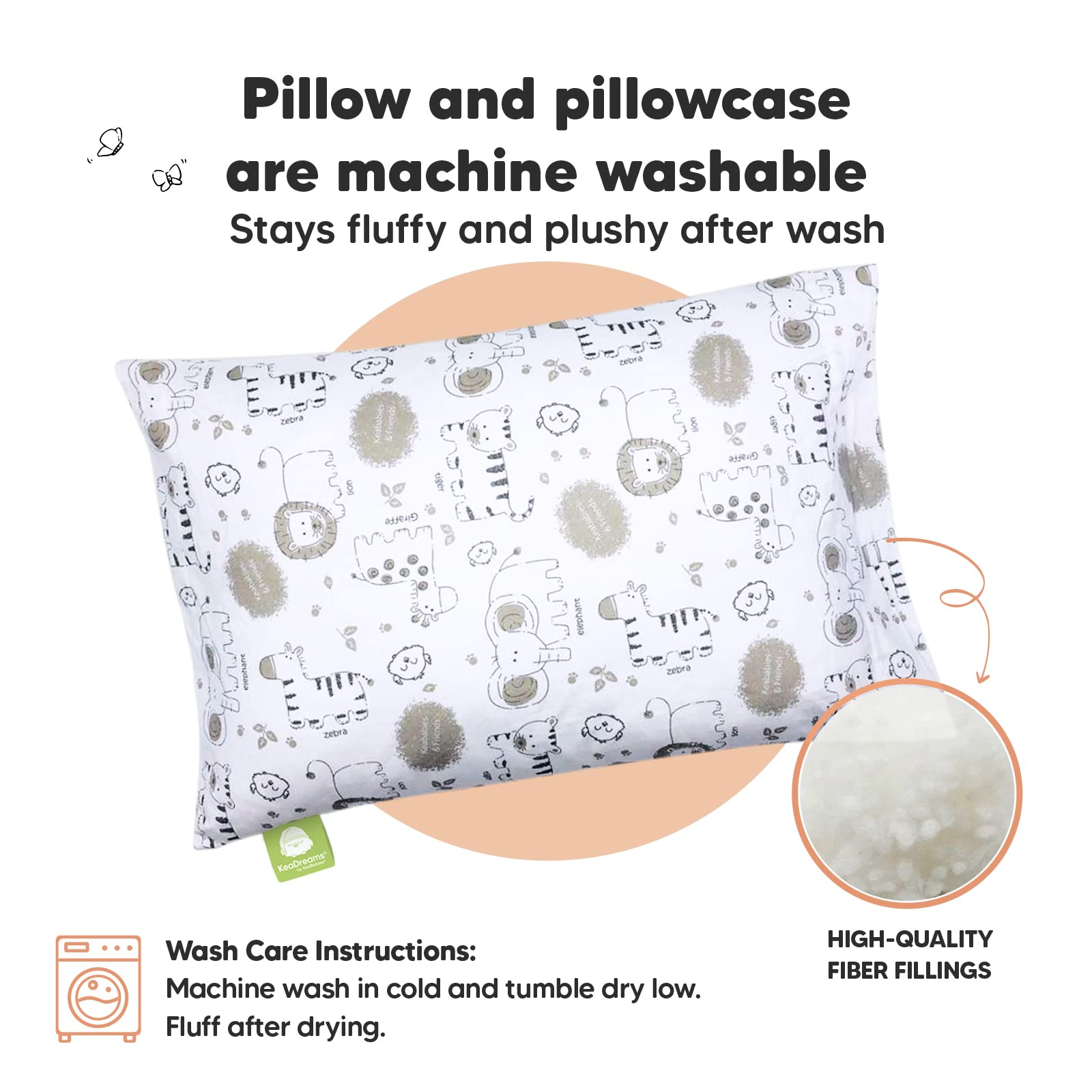 KeaBabies breathable OEKO-TEX cotton fabric close-up for year-round comfort.